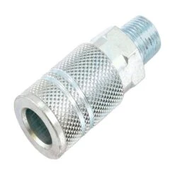 Forney Steel Coupler 3/8 In. Female X 3/8 In. Male 1 Pc