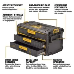 DeWalt ToughSystem 2.0 21.3 In. Tool Box Black/Yellow -Stanleys Shop f97c733d 1ea7 4ffc 9a5e 3399dd6f3e62