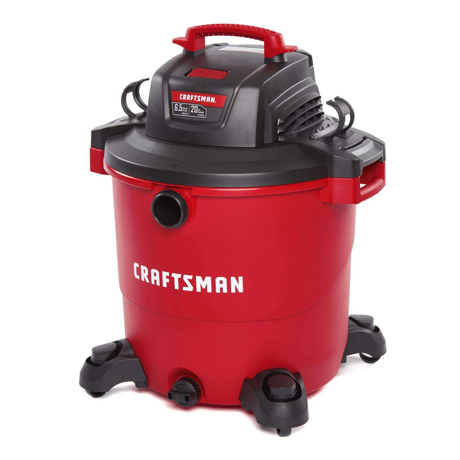 Craftsman 20 Gal Corded Wet/Dry Vacuum 12 Amps 120 V 6.5 HP 4 Craftsman 20 Gal Corded Wet/Dry Vacuum 12 Amps 120 V 6.5 HP - Image 2